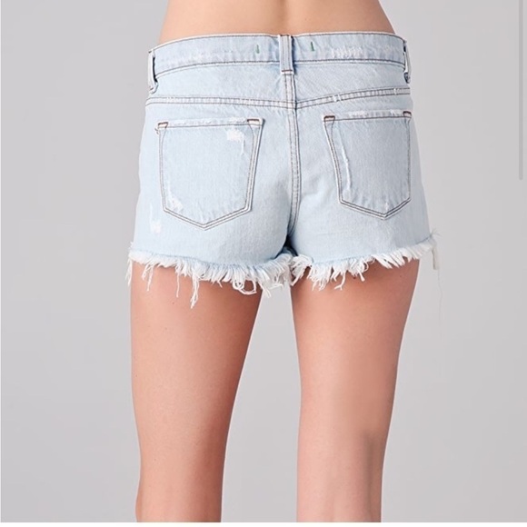 J Brand | Aquarius Raw Hem Denim Jean Lightwash Shorts Size 29/8 Summer Beach - Picture 2 of 6
